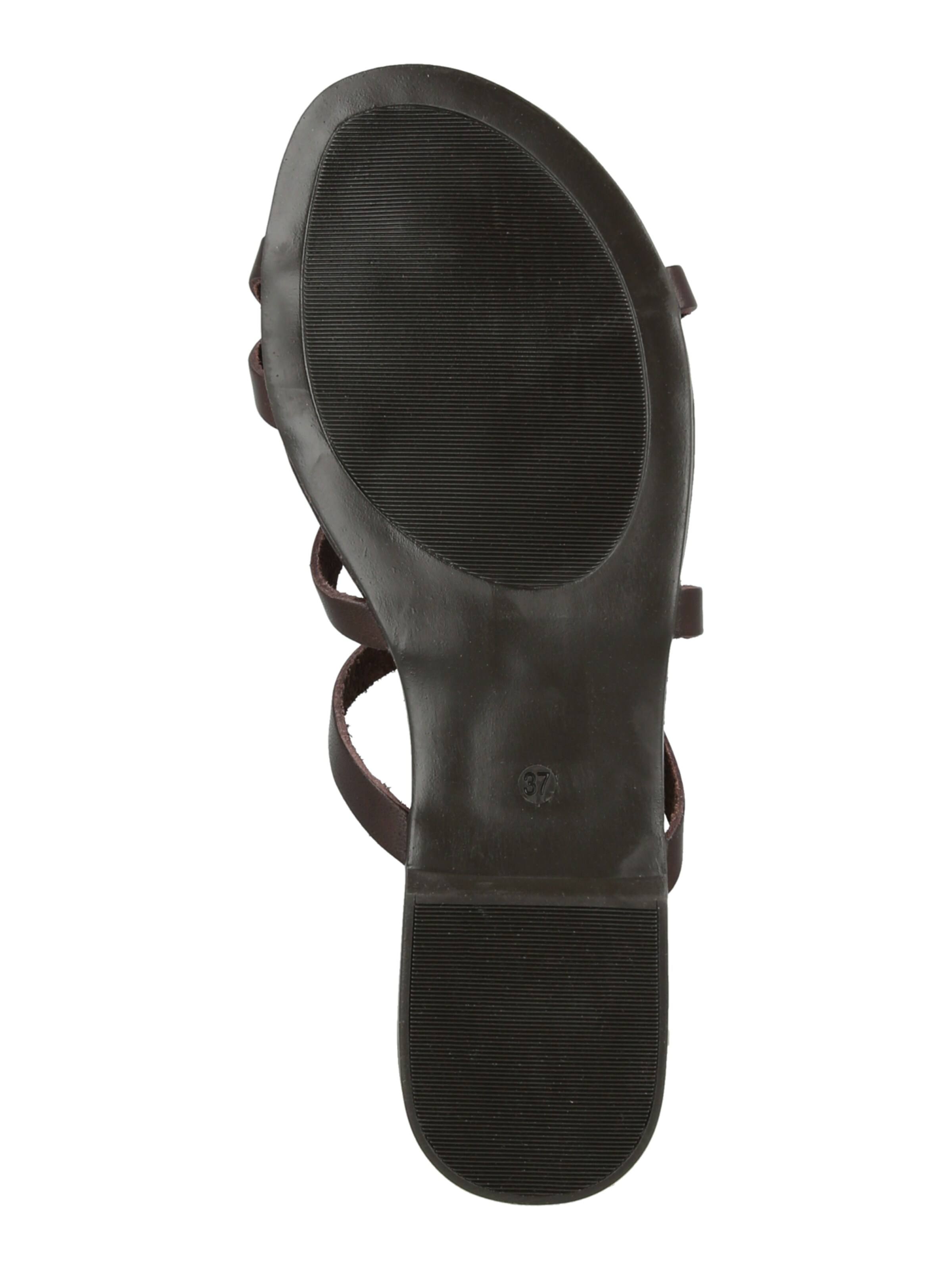 ABOUT YOU T-Bar Sandals 'Eleni' in Brown