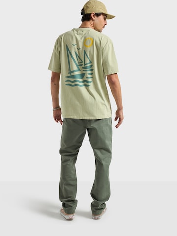 Trendsplant Sweatshirt ' COLOR BLOCK ' in Green