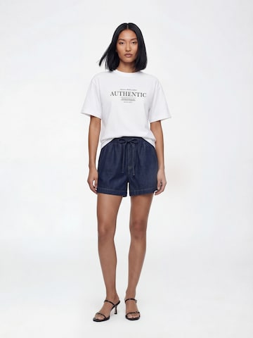 AMALY Loosefit Byxa i blå