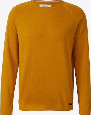 s.Oliver Pullover in Gelb: Vorderseite