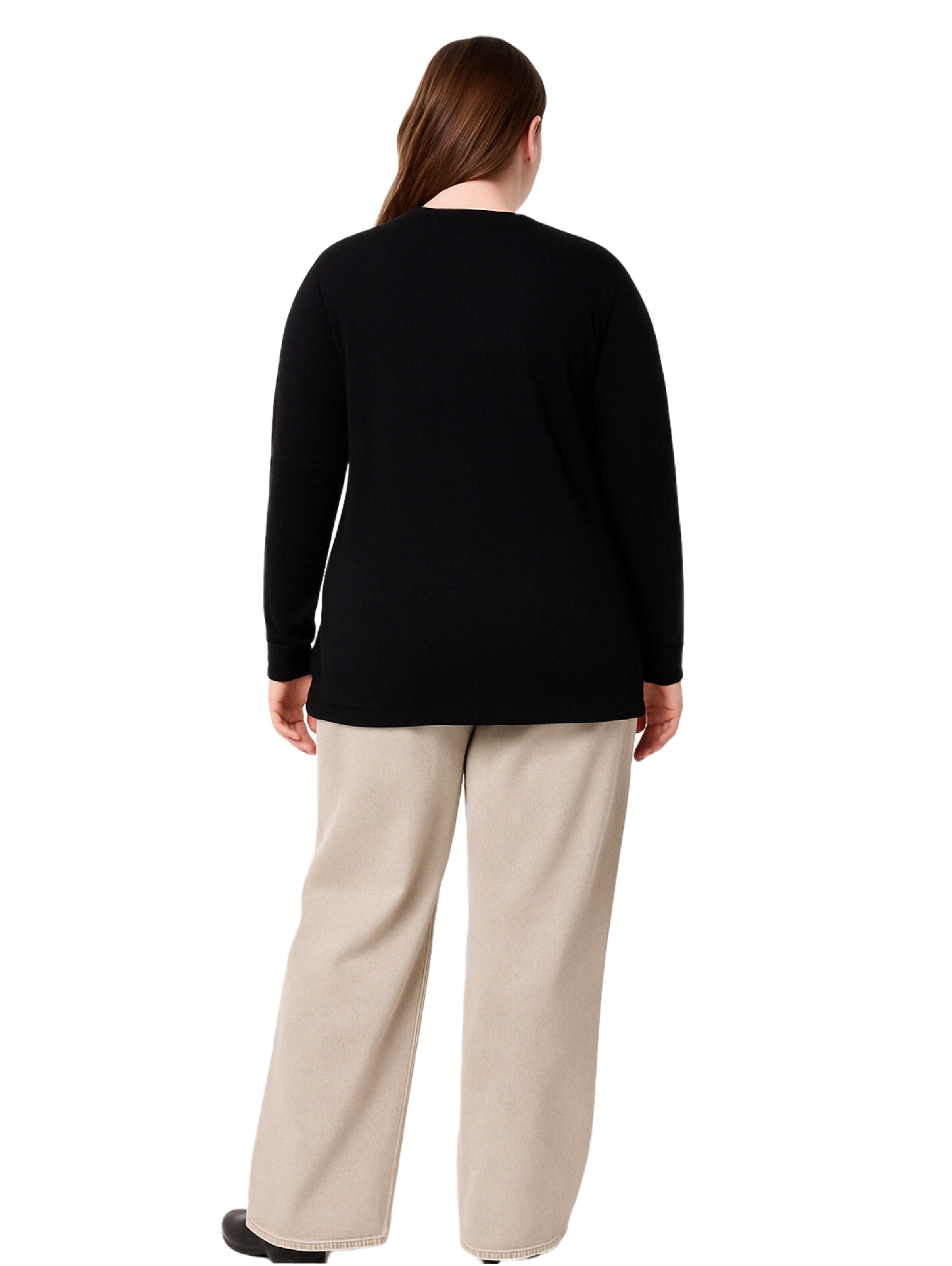 Shape Of You Sweatshirt in Zwart