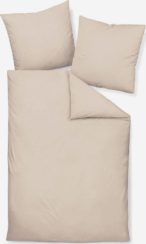 JANINE Duvet Cover in Beige: front