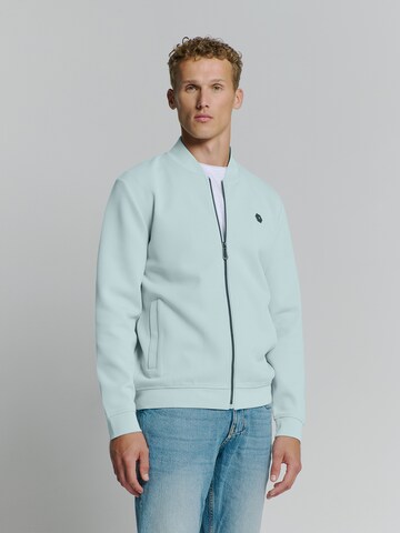 No Excess Sweatjacke in Blau: Vorderseite