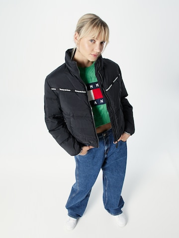 Tommy Jeans Jacke in Schwarz