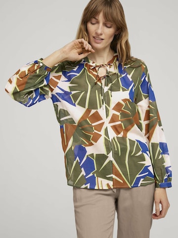 TOM TAILOR - Blusa em mistura de cores