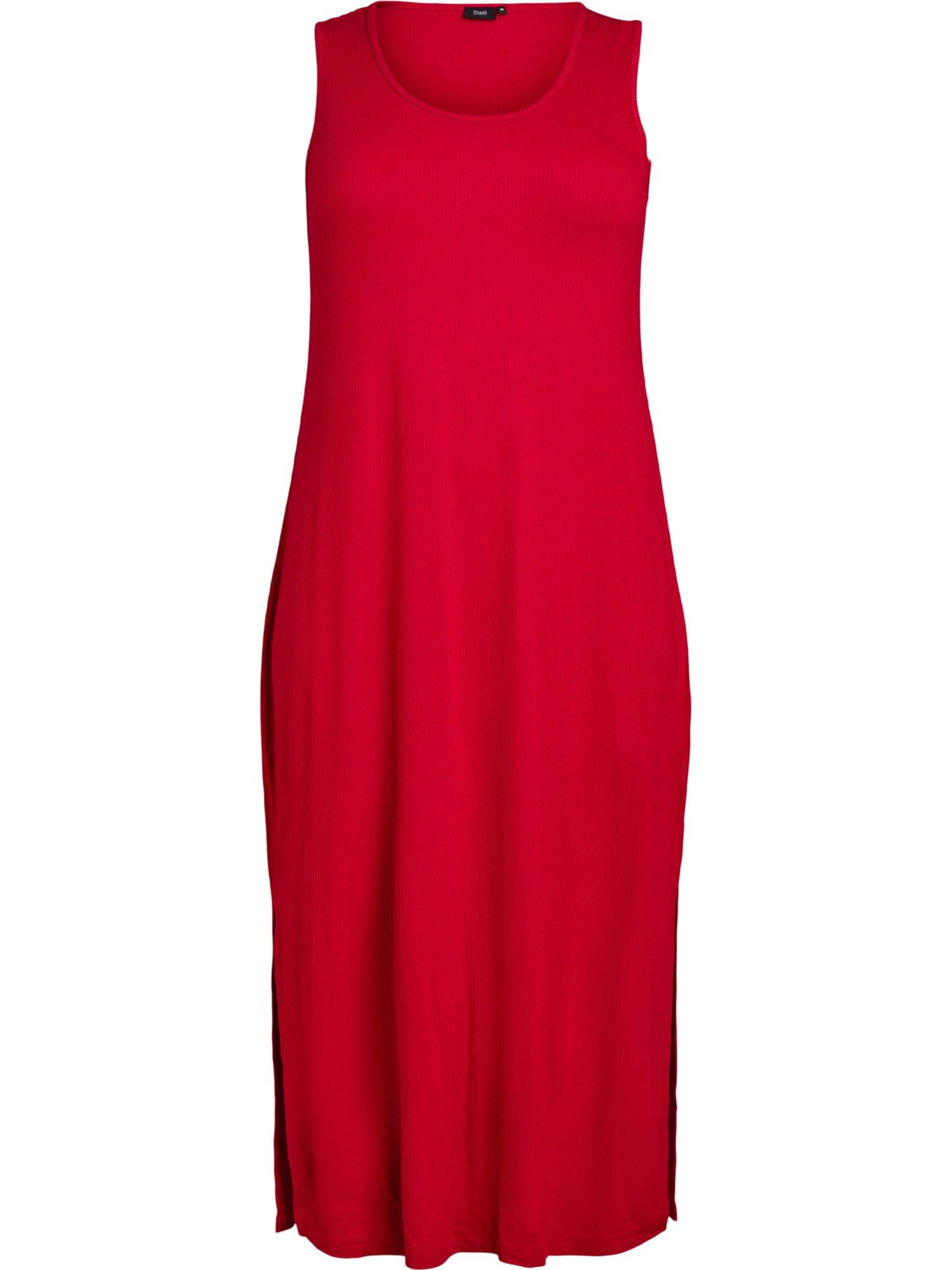 Rochie 'Carly' de la Zizzi pe roșu: față