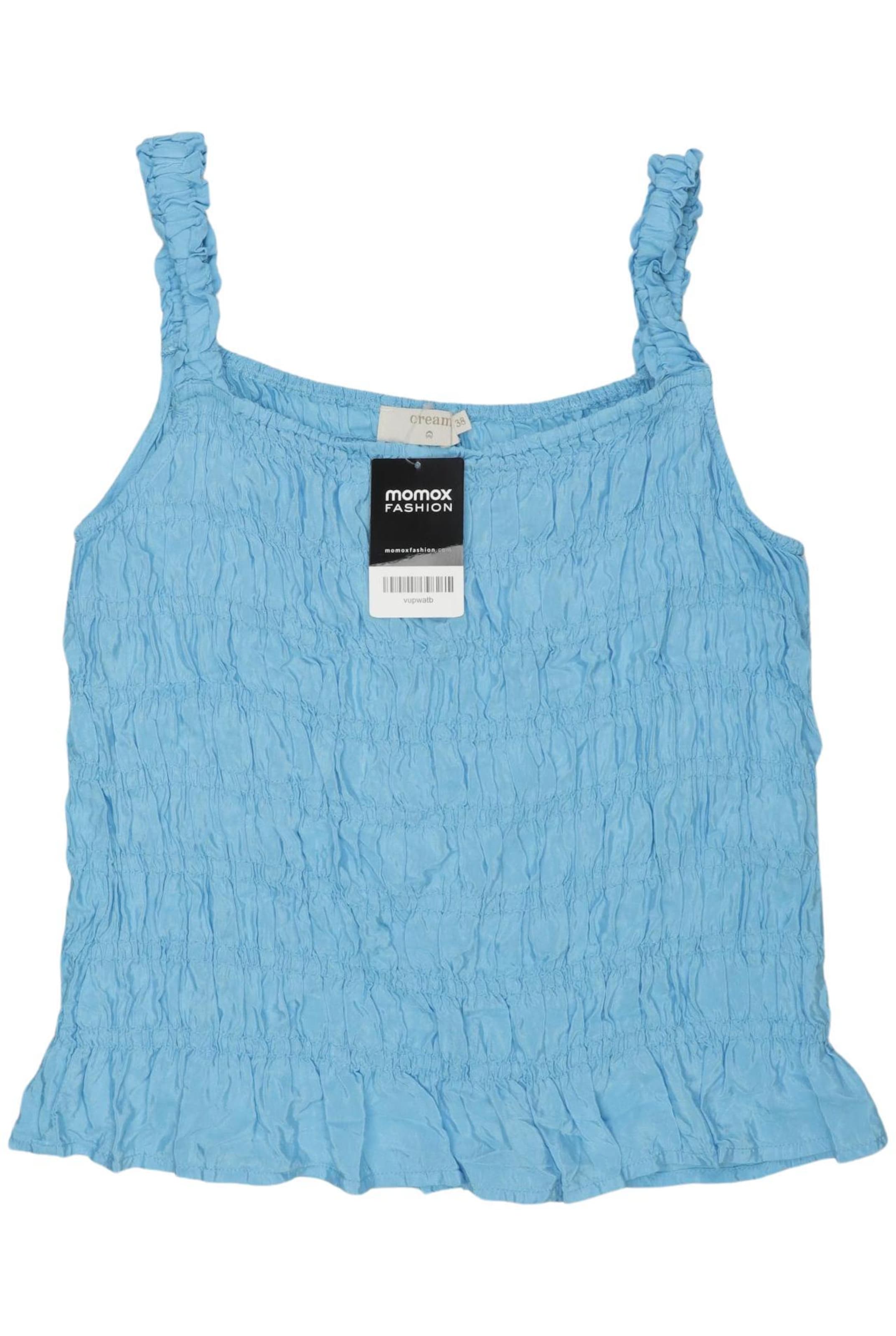 Cream Top & Shirt in M in Blue: front