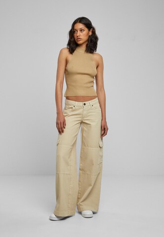 Urban Classics Knitted top in Beige