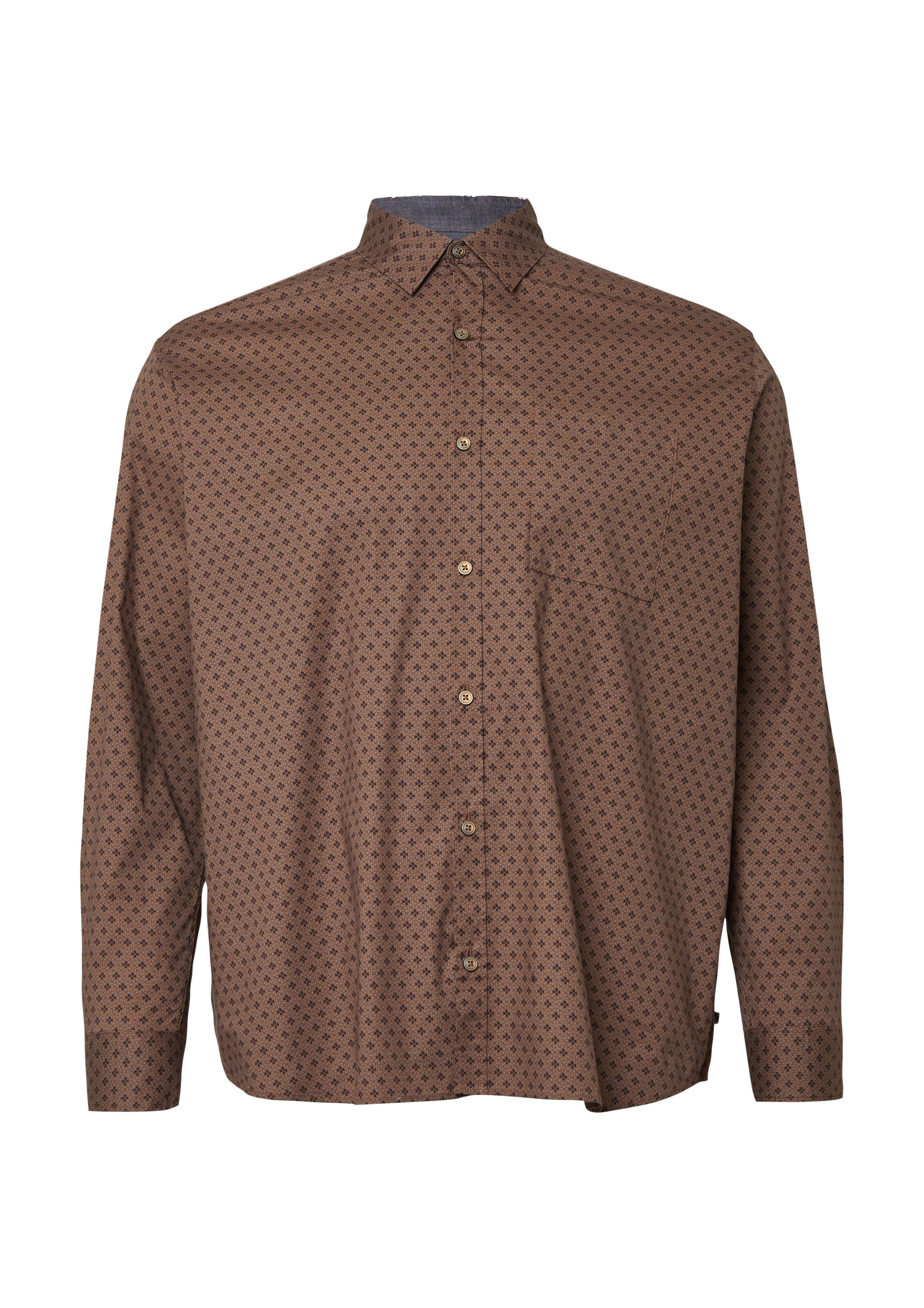 Chemise s.Oliver en marron : devant
