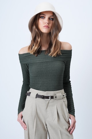 Trend Alaçatı Stili - Camiseta en verde