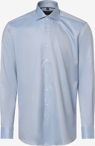 Chemise business Finshley & Harding en bleu : devant