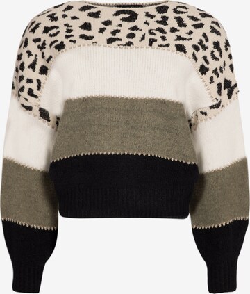 SASSYCLASSY Oversize sveter - zmiešané farby: predná strana