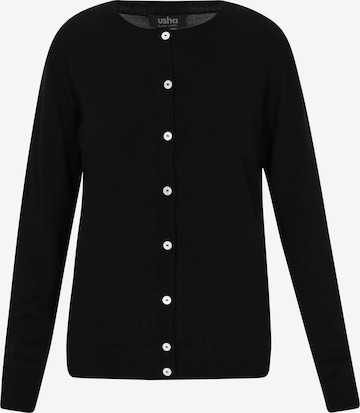 usha BLACK LABEL Neuletakki värissä musta: etupuoli