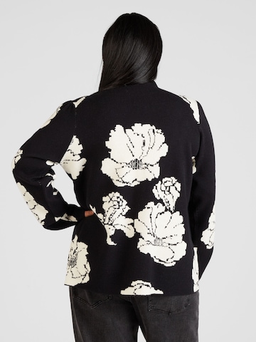 Vero Moda Curve Genser 'Flora' i svart