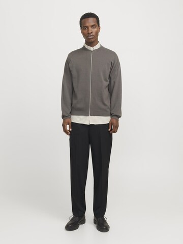 JACK & JONES Loosefit Bukser med fals 'JPRFranco' i sort