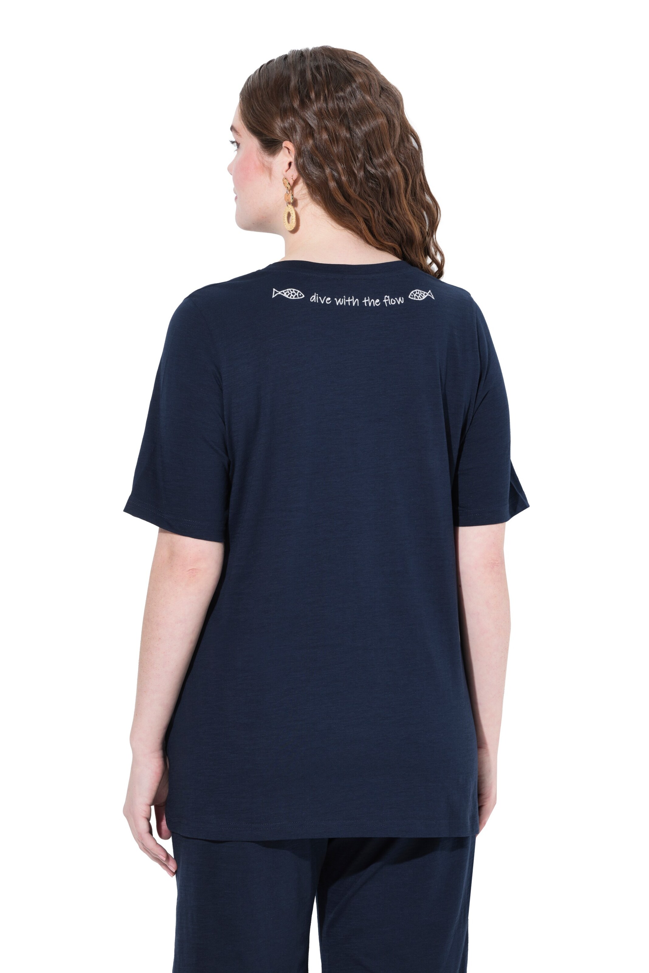 Ulla Popken Shirt in Blauw