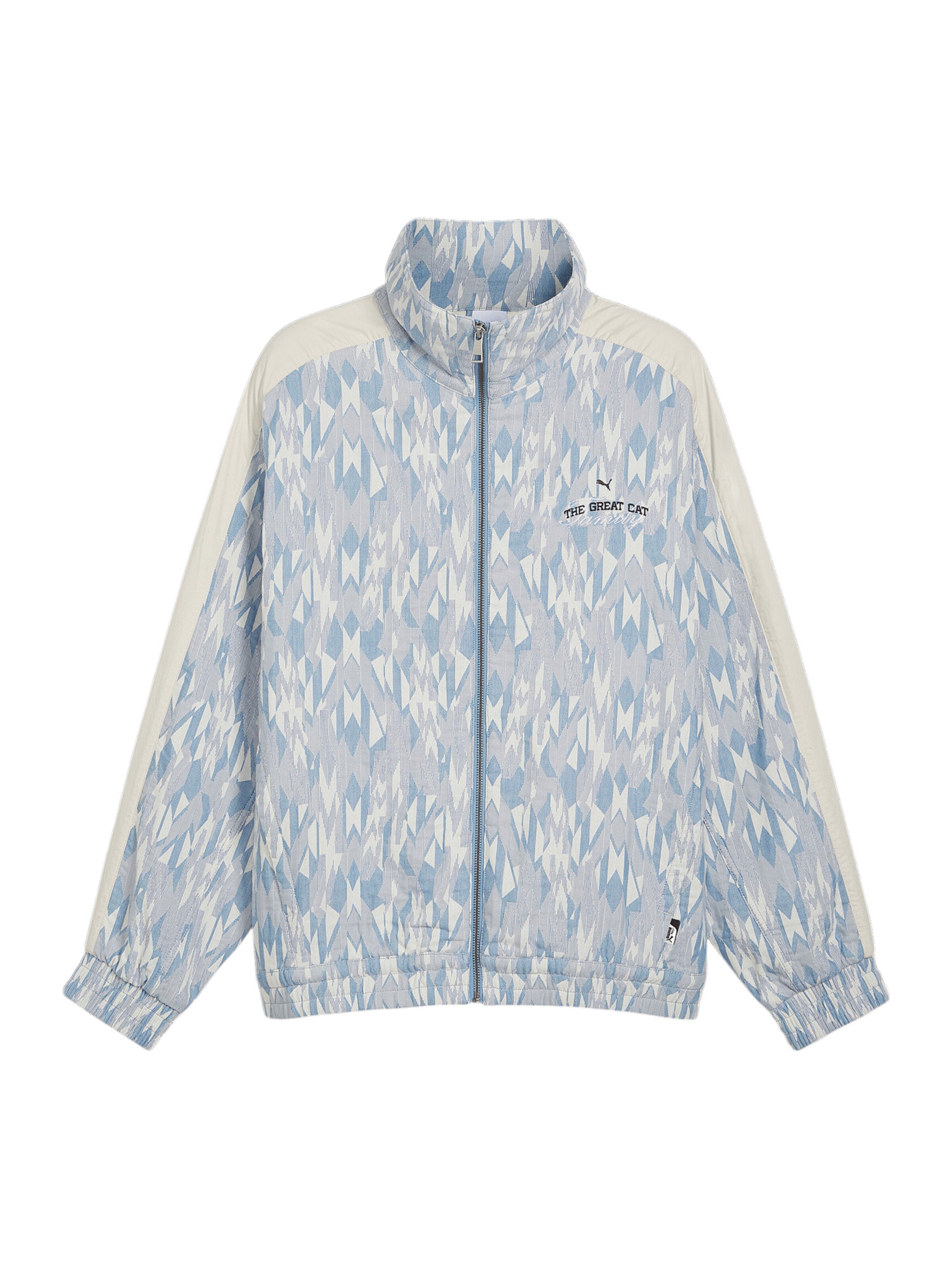 PUMA Trainingsjacke 'Nostalgia T7' in Blau: Vorderseite