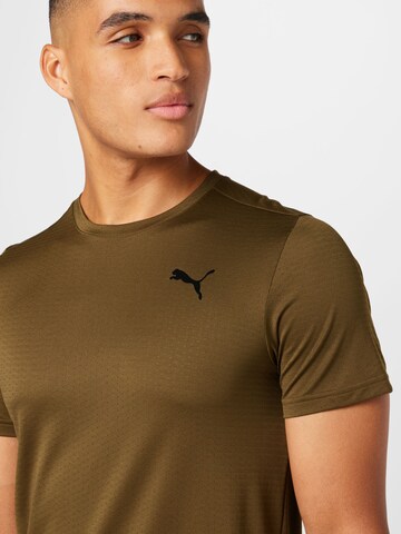 PUMA Performance shirt 'Fav Blaster' in Brown