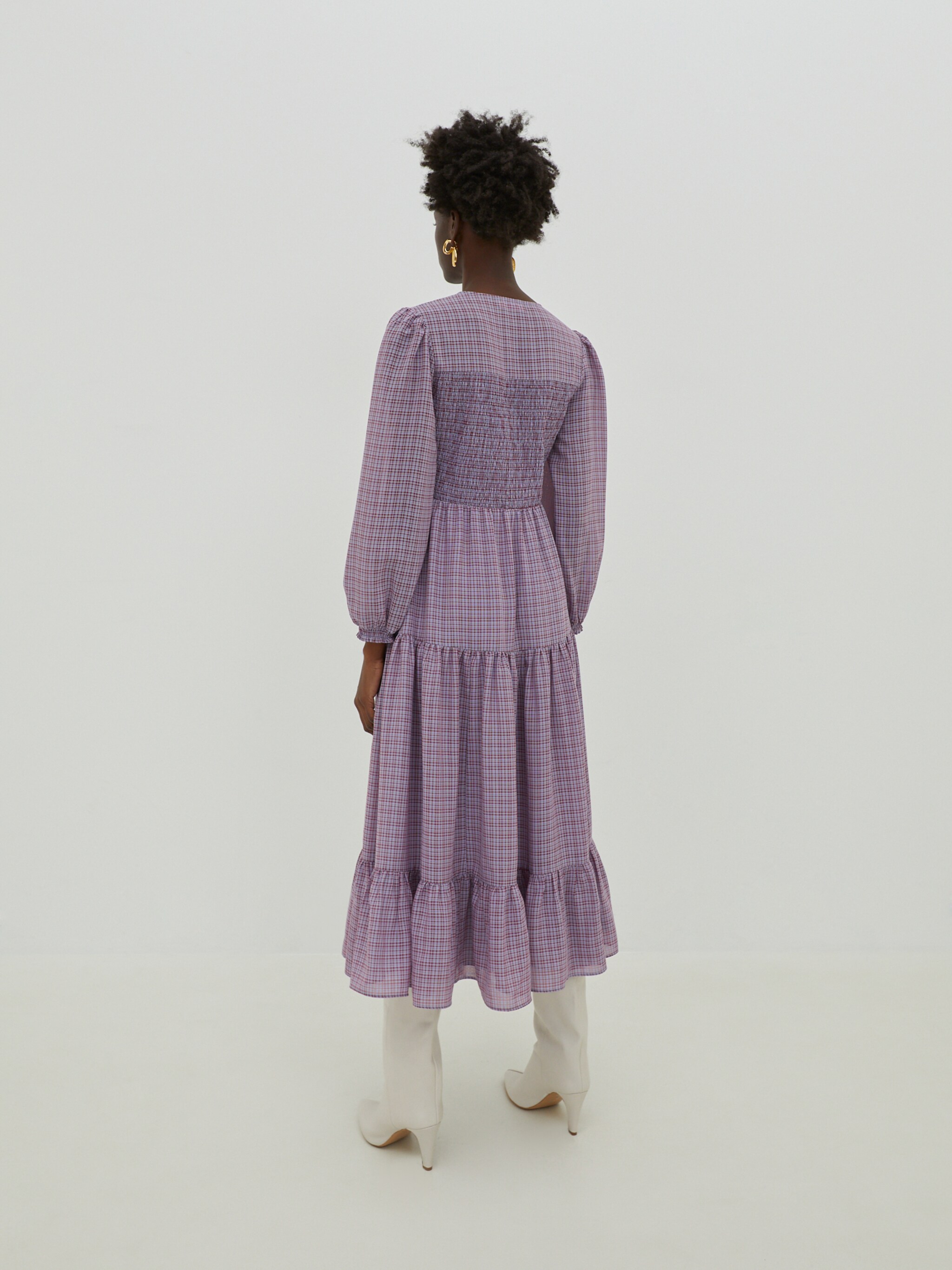 EDITED Producten Jurk 'Karla' Navy