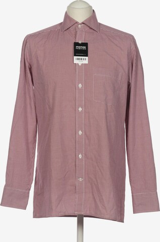 Christian Berg Button Up Shirt in M in Red: front
