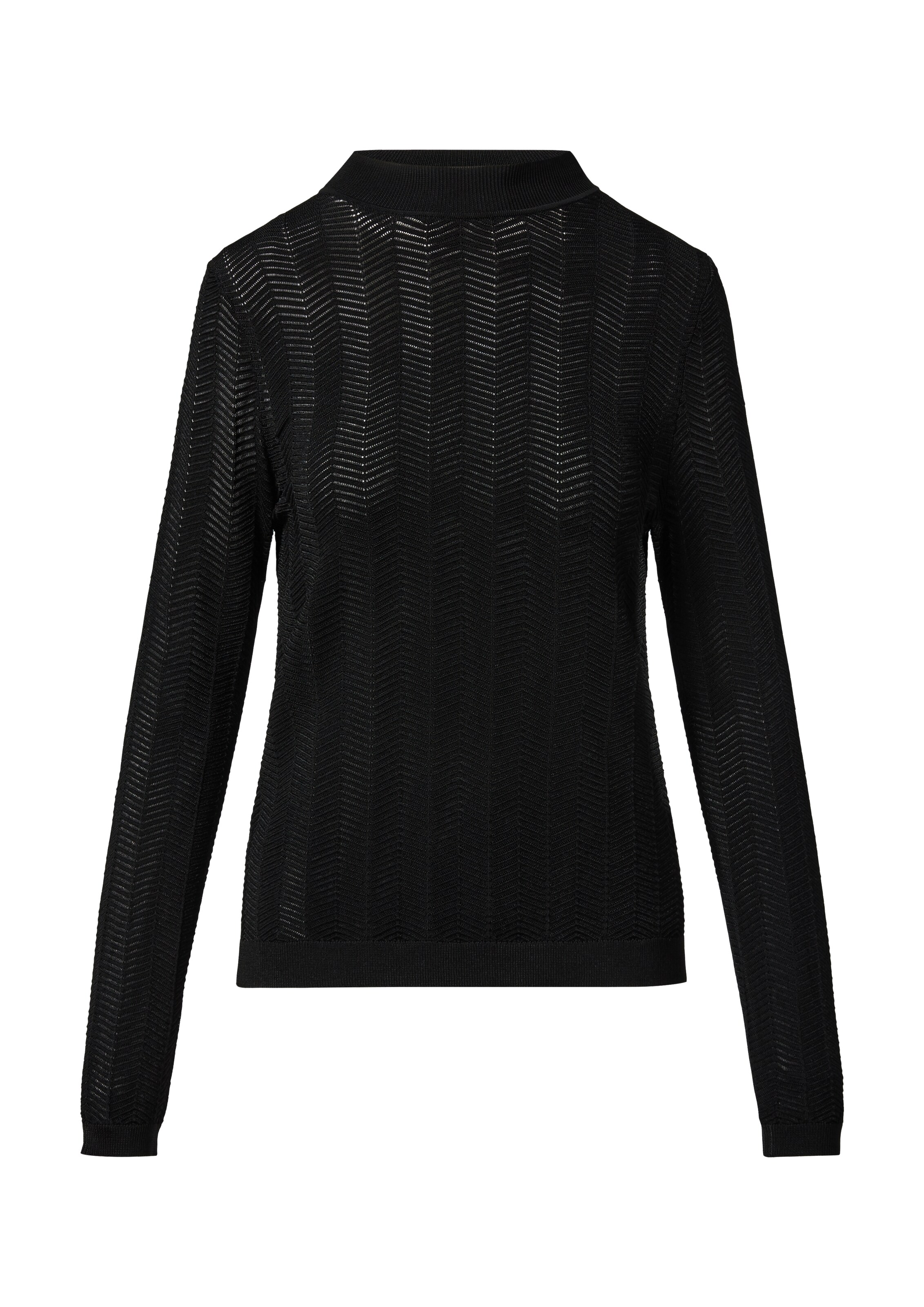 COMMA Pullover in Schwarz: Vorderseite