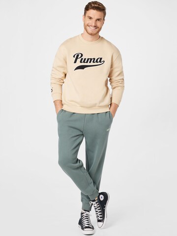 PUMA Sweatshirt 'Team' in Beige