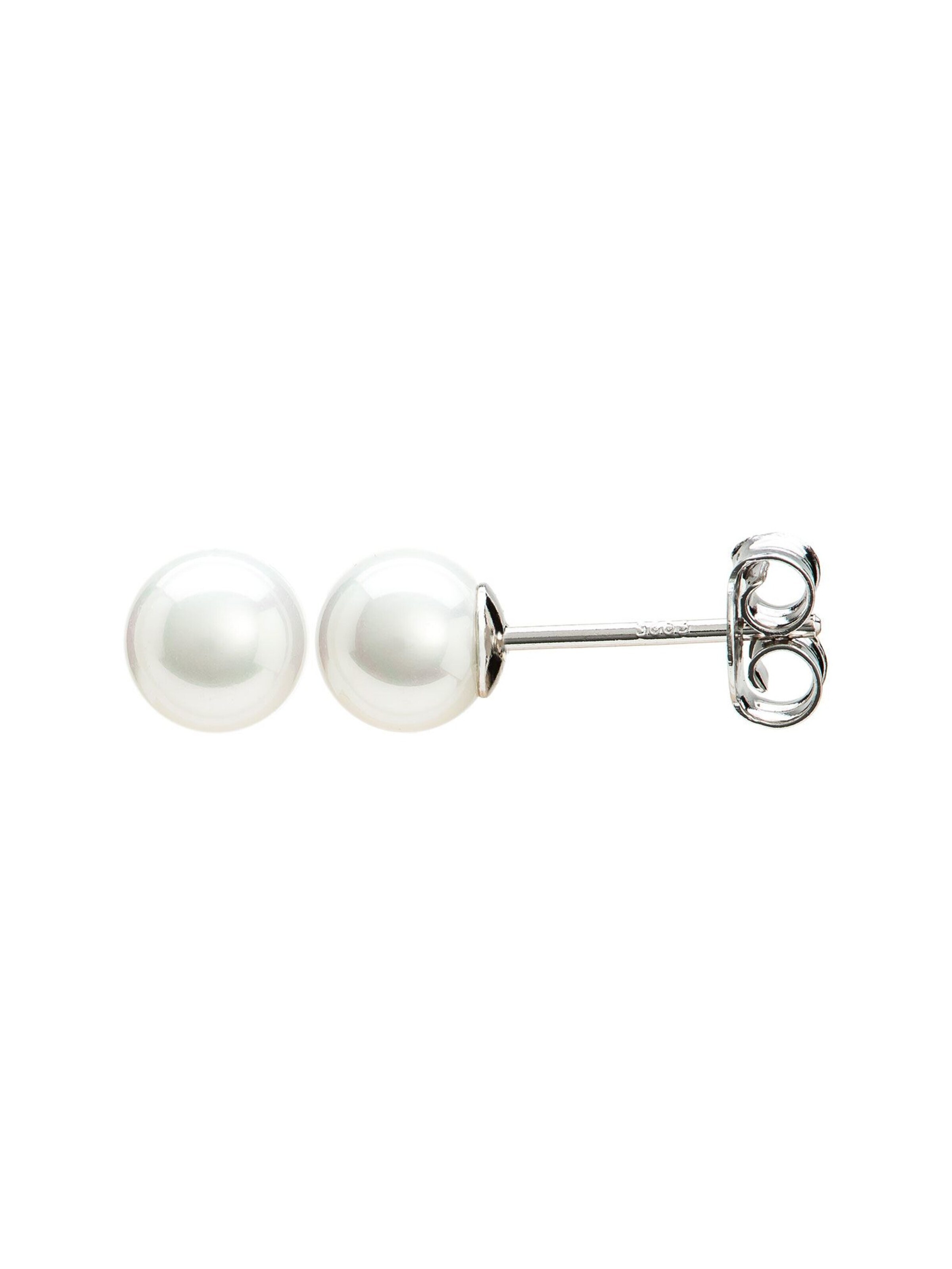 Eye Candy Earrings 'ECJ-ER0039' in Silver: front