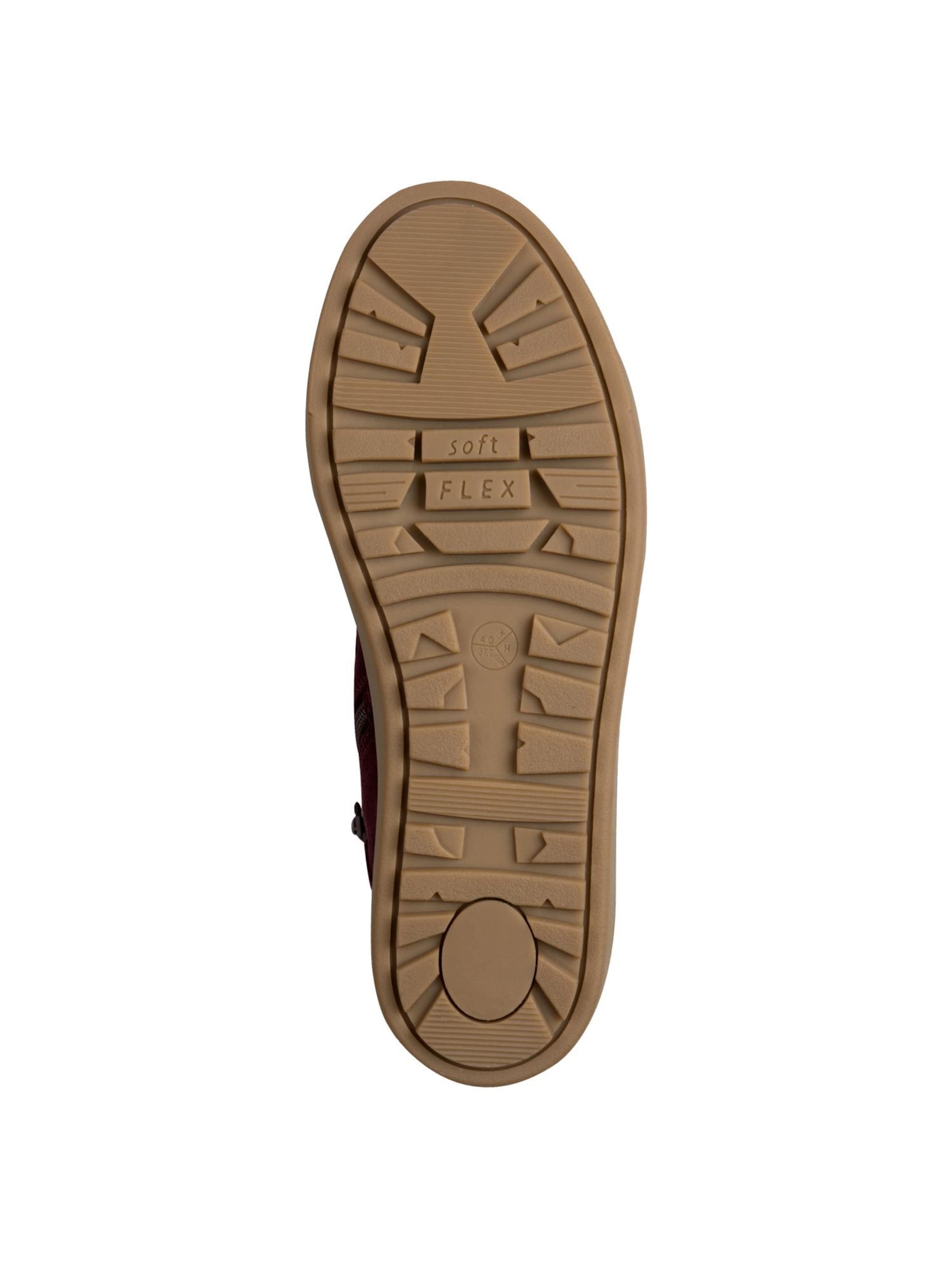 JANA Sneakers hoog in Rood