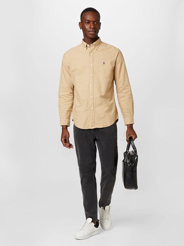 Polo Ralph Lauren Regular Fit Skjorte i beige