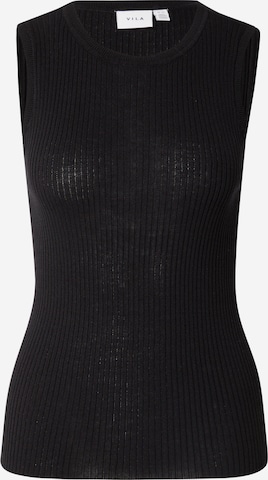 VILA Knitted top 'ISLA' in Black: front