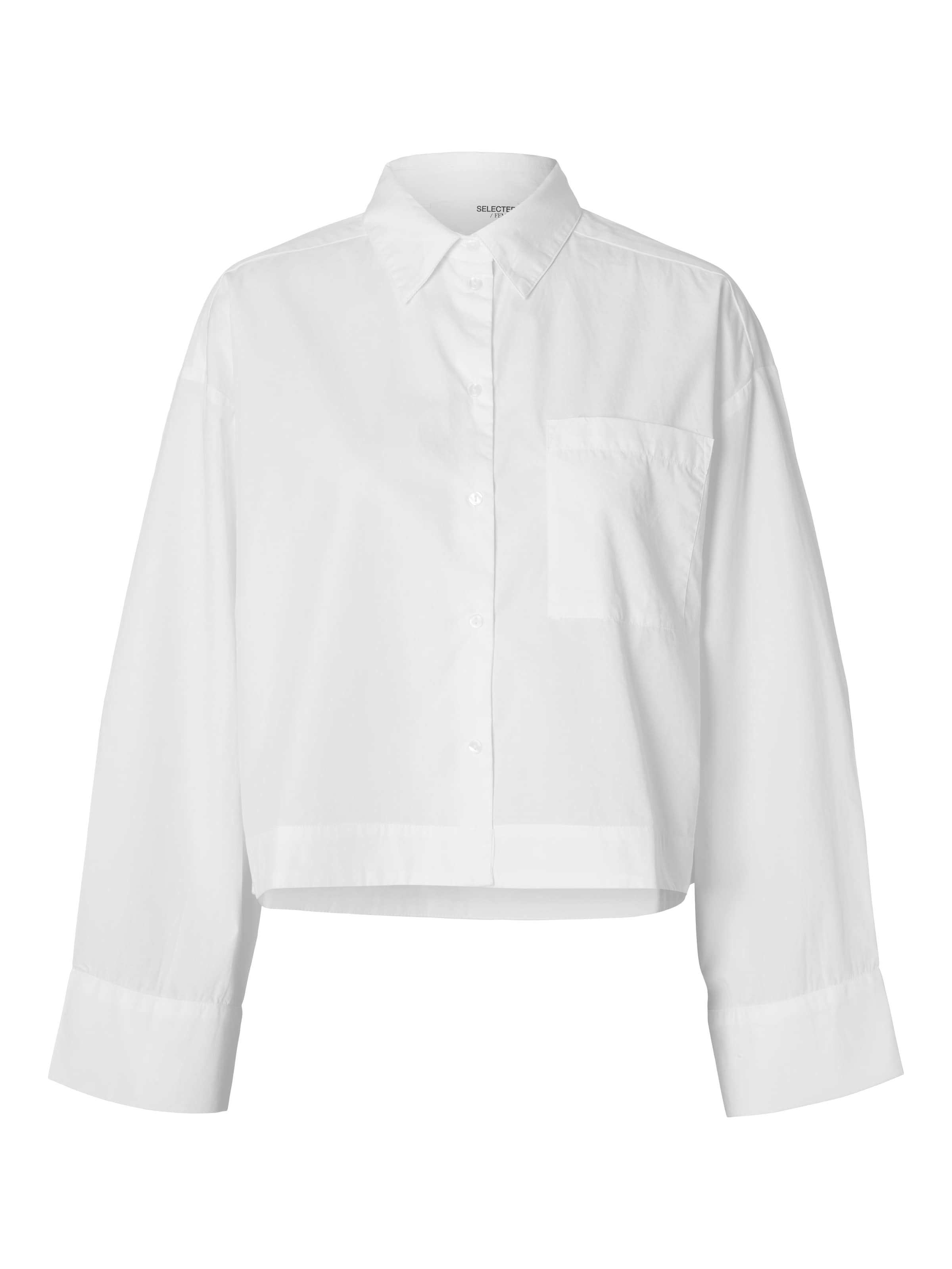 SELECTED Blouse 'Fastha' in White: front