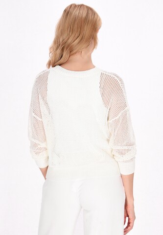 Cardigan Usha en blanc