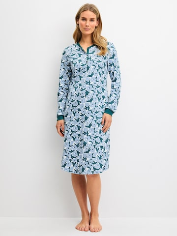 Camicia da notte 'Midnight Flowers' di CALIDA in grigio