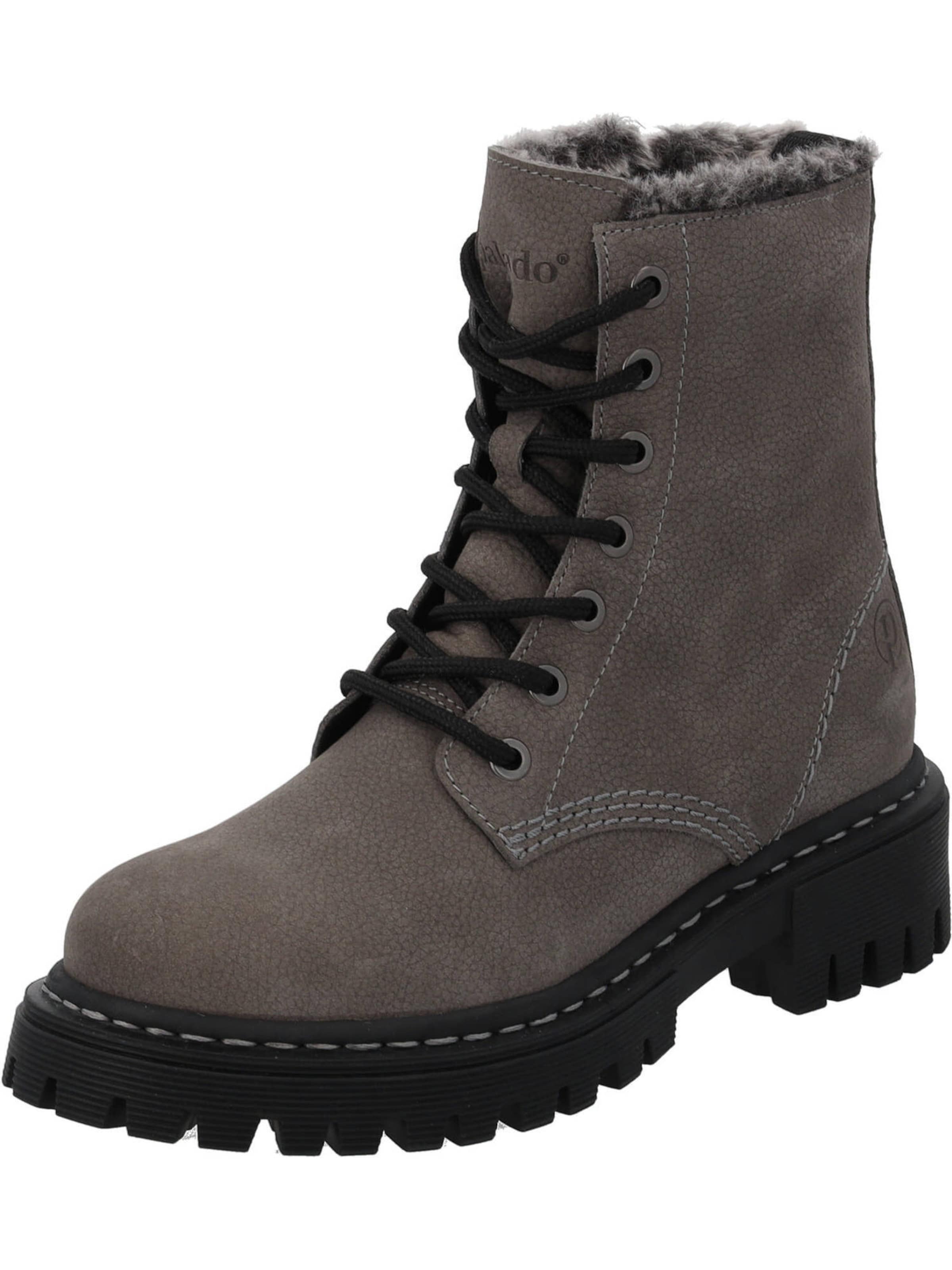 Palado Μπότες με κορδόνια 'Giase' σε γκρι: μπροστά