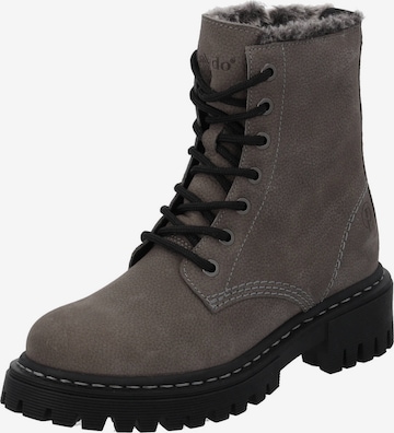 Bottes à lacets 'Giase' Palado en gris : devant