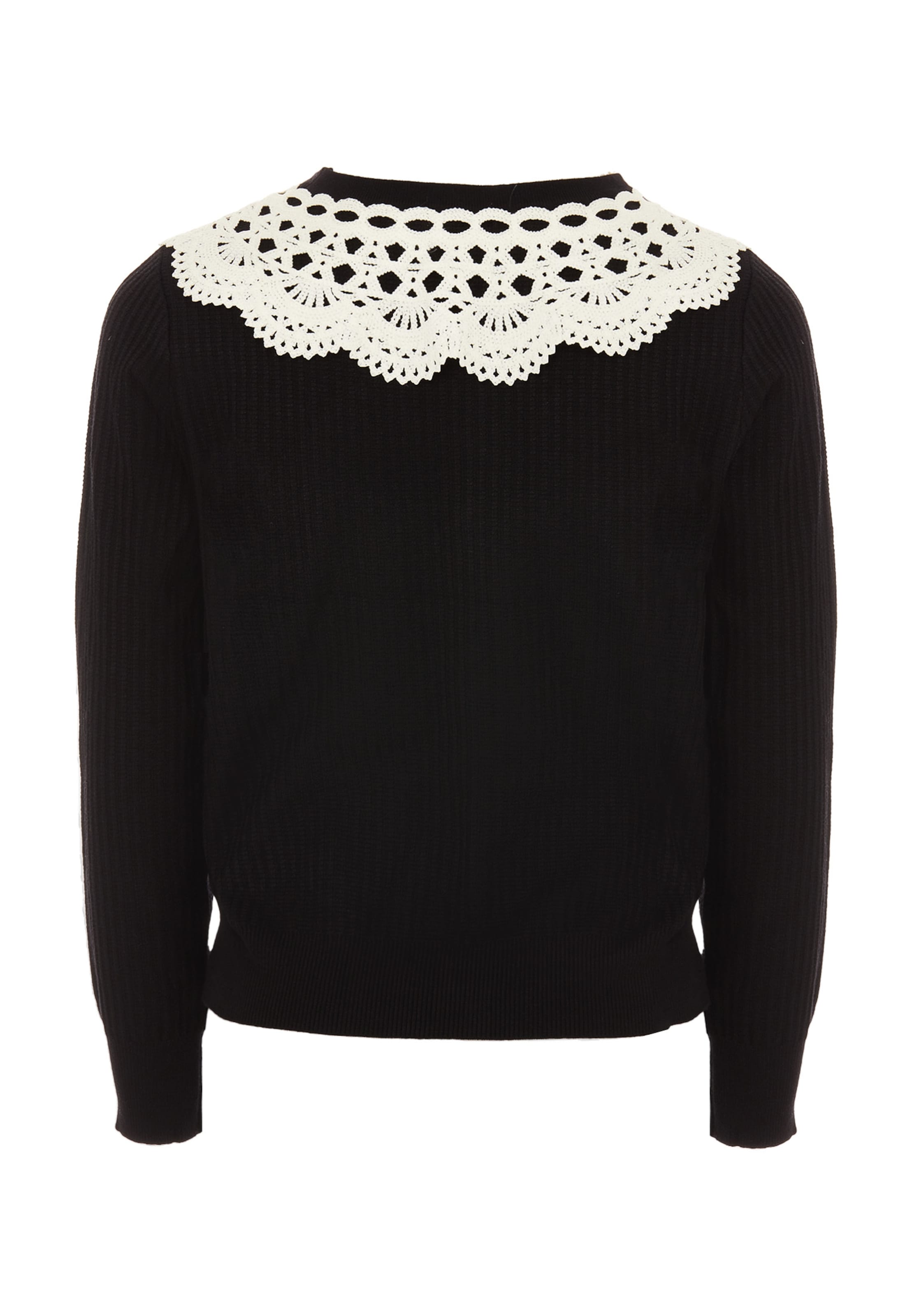 NAEMI Gebreid vest in Zwart