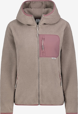 Sublevel Fleecejacke in Beige: Vorderseite