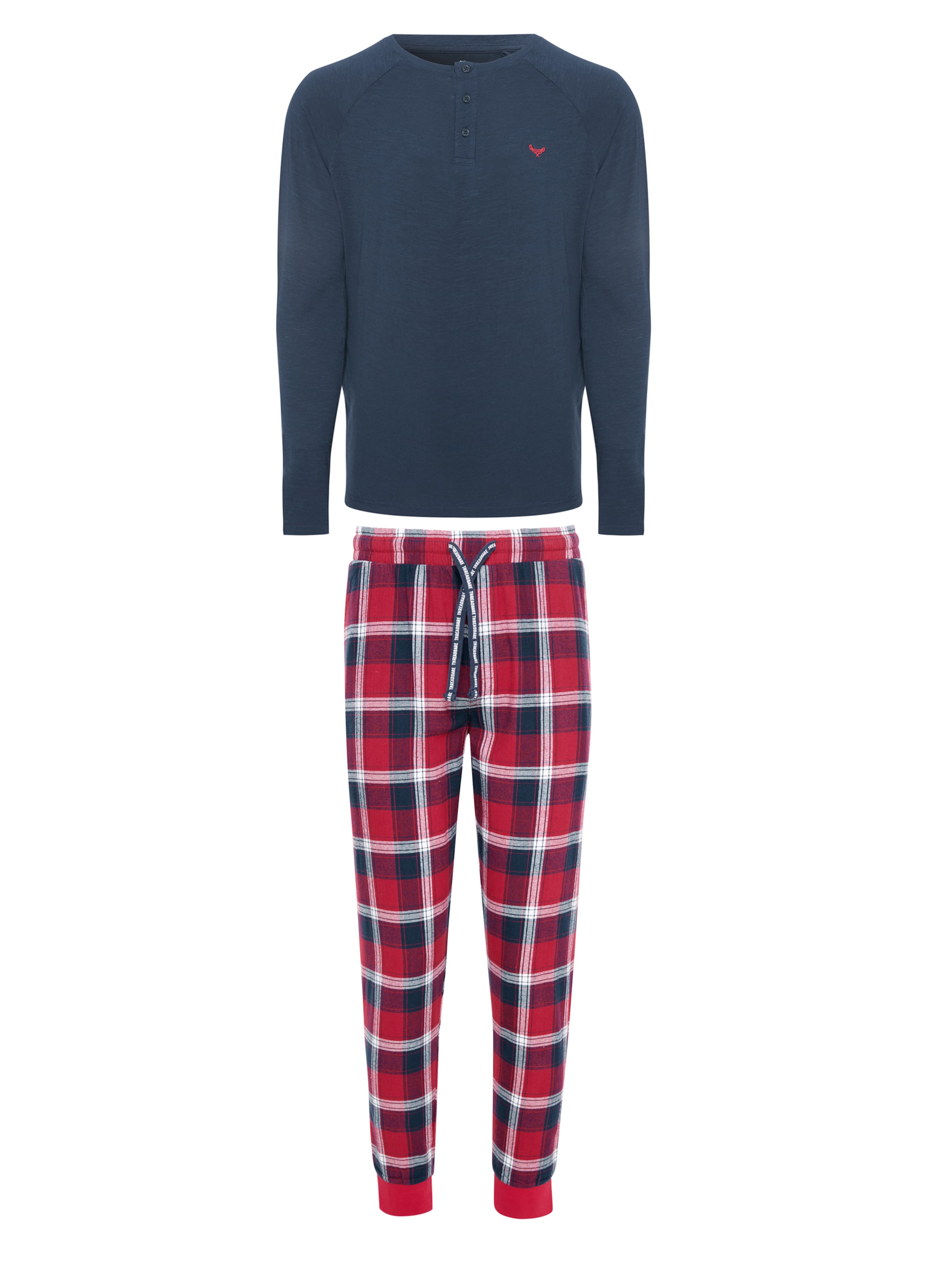 Threadbare Pyjama in Blau: Vorderseite