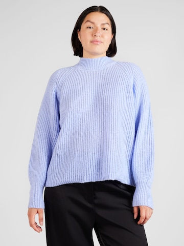 PIECES Curve Sweater 'NALA' in Purple: front