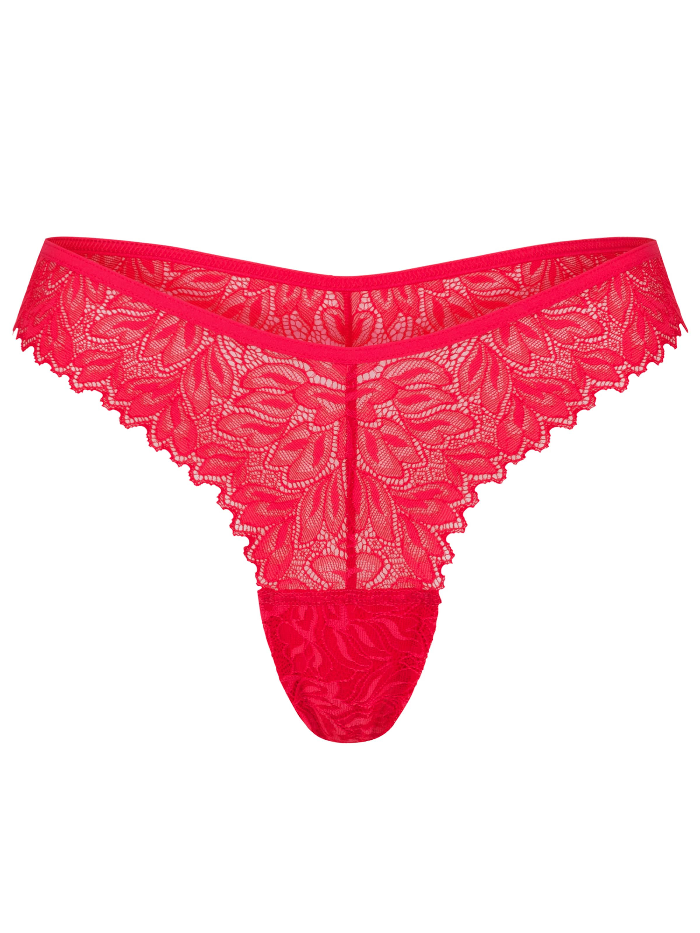 String Erlich Textil en rouge : devant