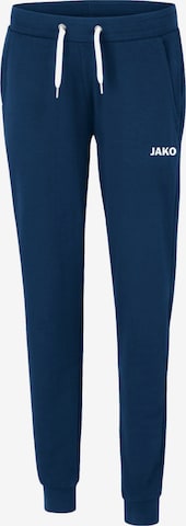 JAKO Slim fit Workout Pants in Blue: front
