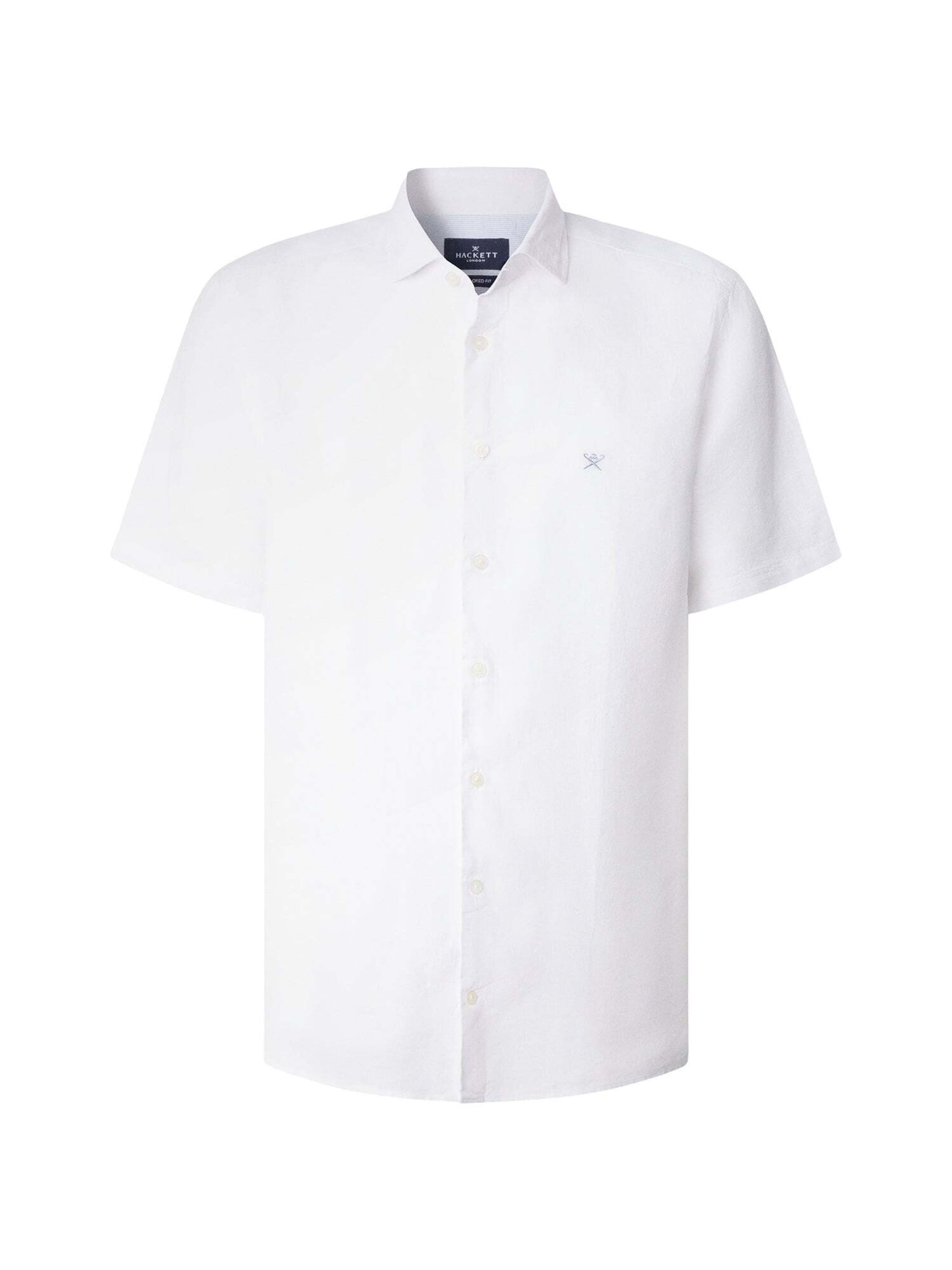 Hackett London Regular fit Button Up Shirt in White: front