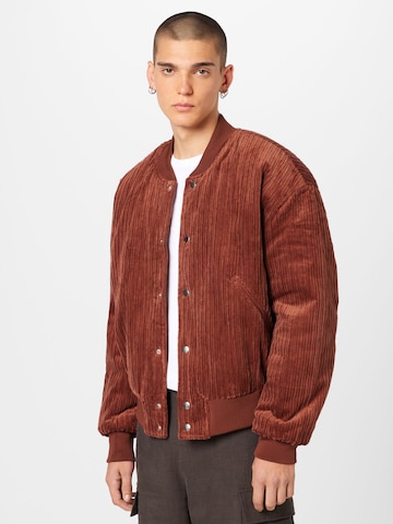 WEEKDAY Between-season jacket 'Jamie' in Brown: front