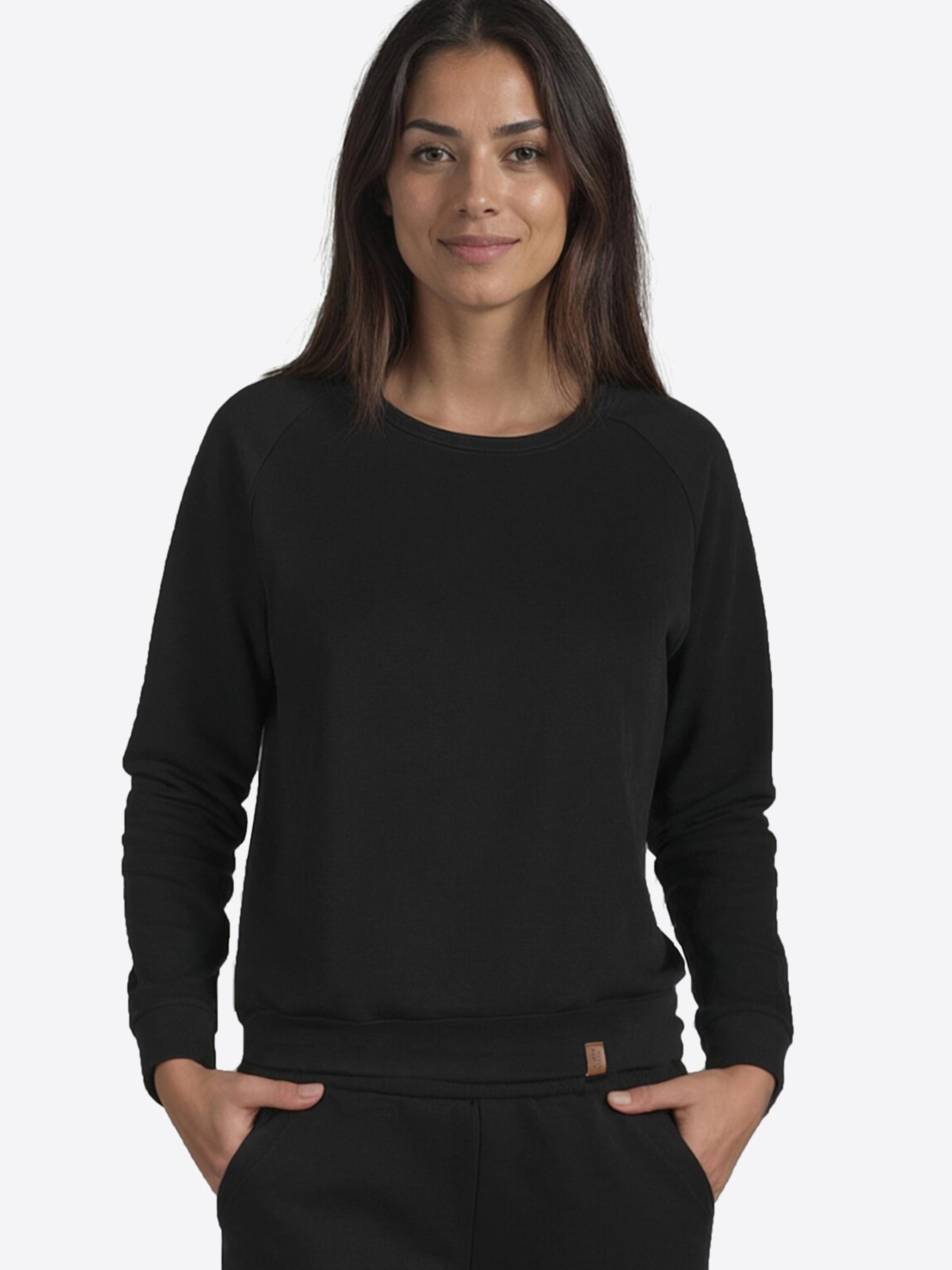 Vivisence Sweatshirt '9004' in Black: front