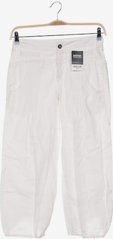 One Step Pants in S in White: front