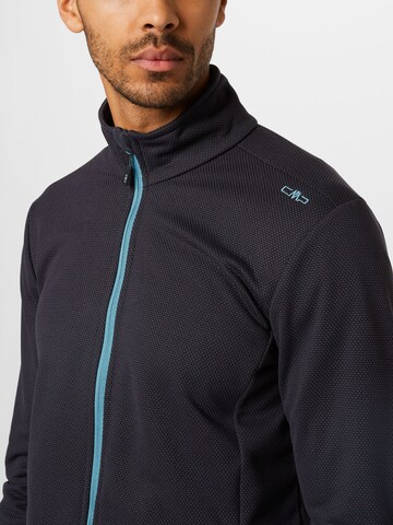 CMP Athletic Fleece Jacket in Black