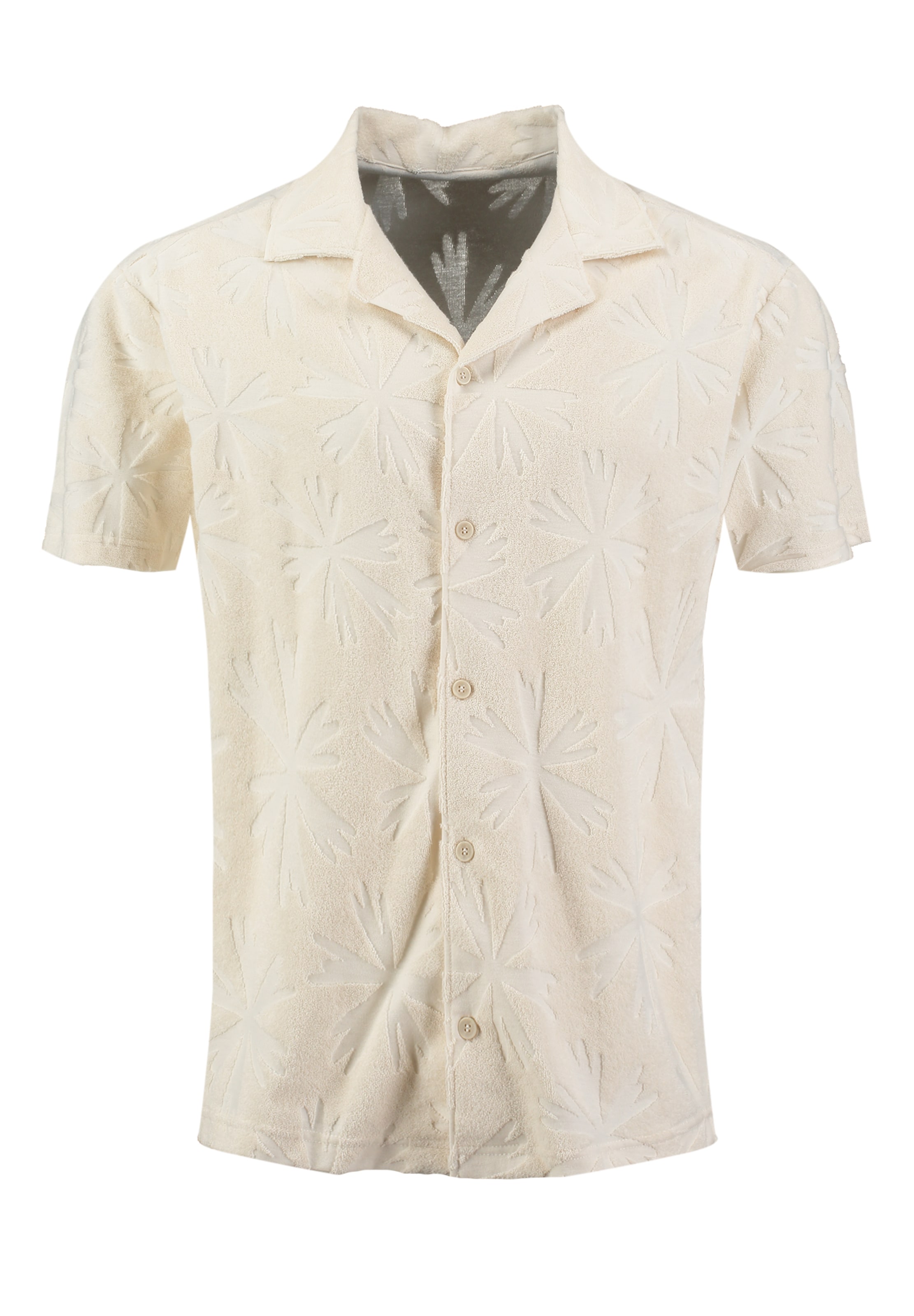 Fit confort Chemise ' Klmadrid ' Key Largo en beige : devant