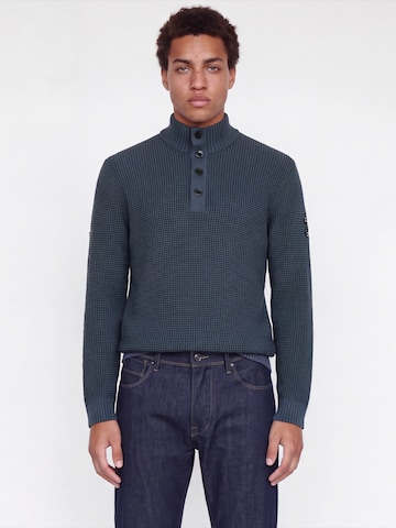 JACK & JONES Sweater 'JJELIAS' in Blue: front