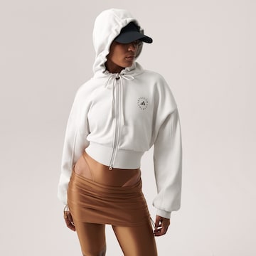 ADIDAS BY STELLA MCCARTNEY Athletic Zip-Up Hoodie in White