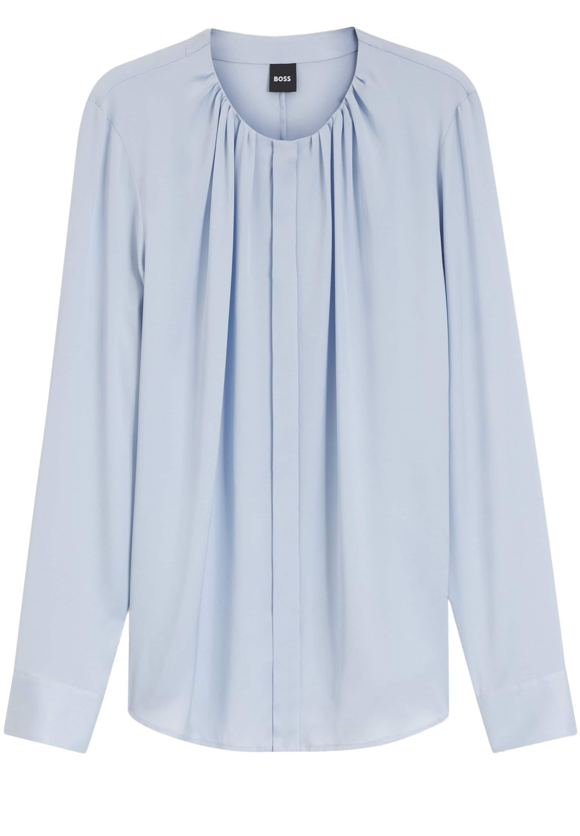 BOSS Bluse ' Banorah' in Blau: Vorderseite
